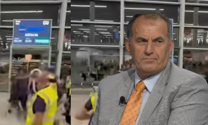 Nipat e Xhemal Qefalisë përplasen me policët dhe sigurimin e Rinasit