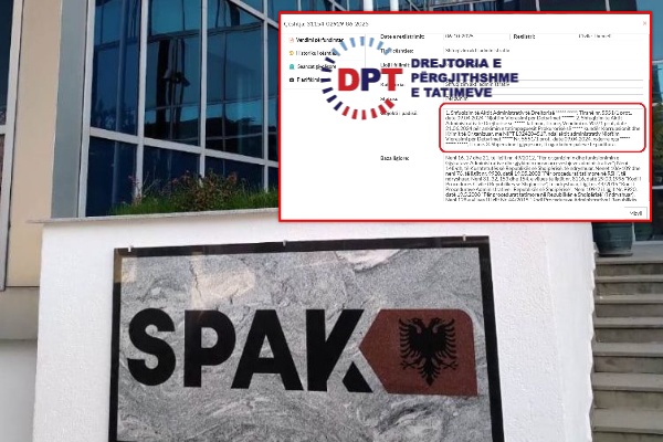 Gjyqi i habitshëm/ Tatimet gjobisin SPAK-un: “Nuk ka shlyer detyrimet”