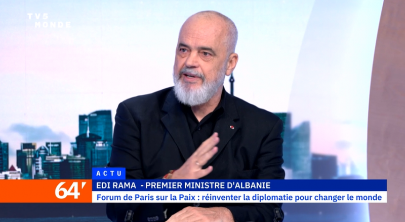 Rama për “TV5 Monde”: Projekti i Kushner, risi absolute në Mesdhe dhe model për t’u ndjekur