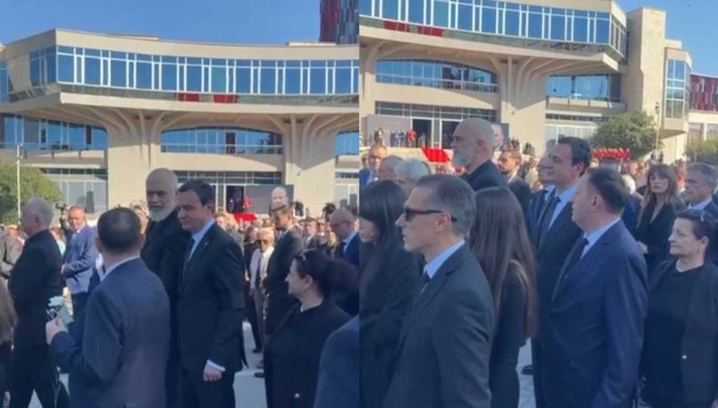 Fatos Nano përcillet në banesën e fundit, Kurti dhe Rama shihen krah për krah