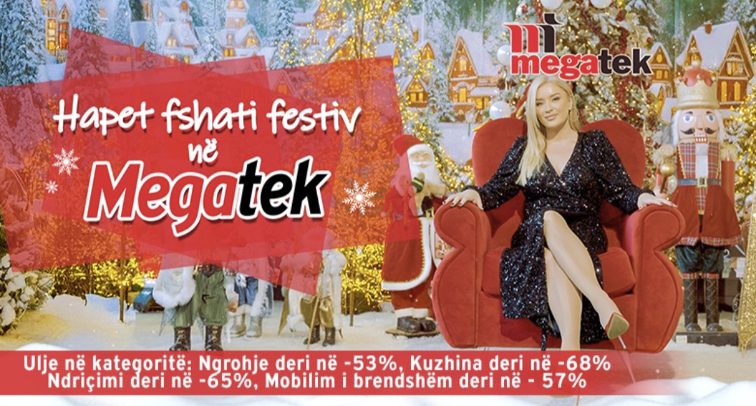 Megatek ndez dritat e Krishtlindjeve me ulje deri në 68%