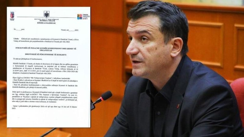 Këshilli Bashkiak i Tiranës kërkesë SPAK-ut: Lejoni kryetarin Veliaj të marrë pjesë në mbledhjen e Buxhetit 2026, e drejtë e tij ligjore