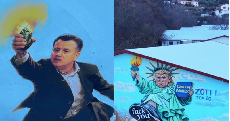 VIDEO/ Muralet ironike, Gjergj Luca bën parashikimet e tij për vitin 2026