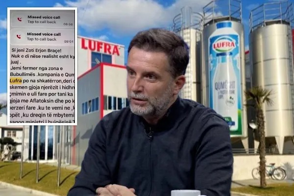 Erion Braçe nxjerr denoncimin e blegtorit: Kompania “Lufra” po na shkatërron, nuk merr më qumësht nga ne por e importon!