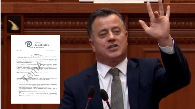 Salianji vë në ‘lëvizje’ zgjedhjet në PD, zbulohet urdhëri i Nokës: Përpiloni dhe filtroni listat e anëtarësisë (DOKUMENTI)