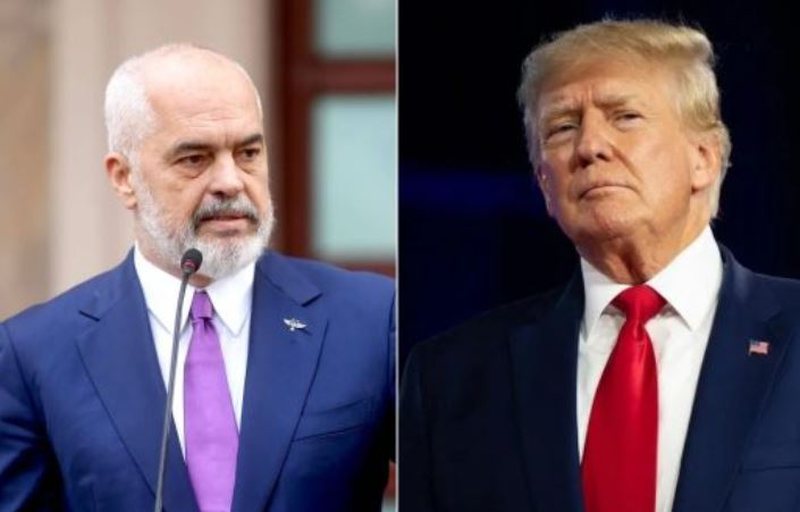 Ftesa e Trump për Edi Ramën “alarmon” mediat greke