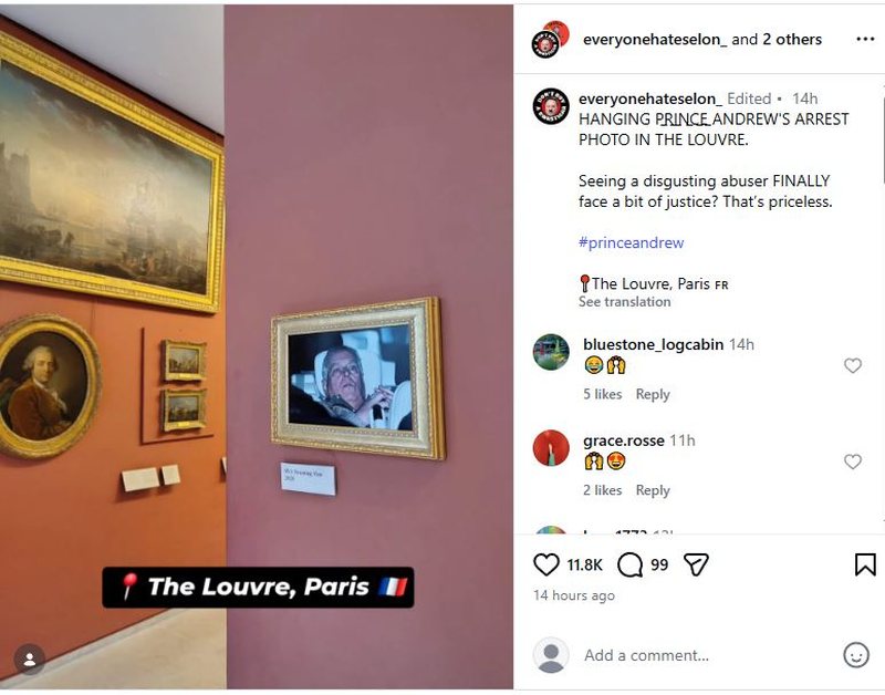 FOTO-LAJM: “Dëshiruam t’i tregojmë ish-princit Andrew si do të mbahet mend nga publiku”