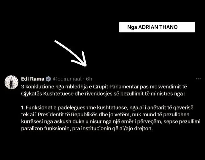 Kur Kryeministri thotë që pezullimi “paralizon institucionin”