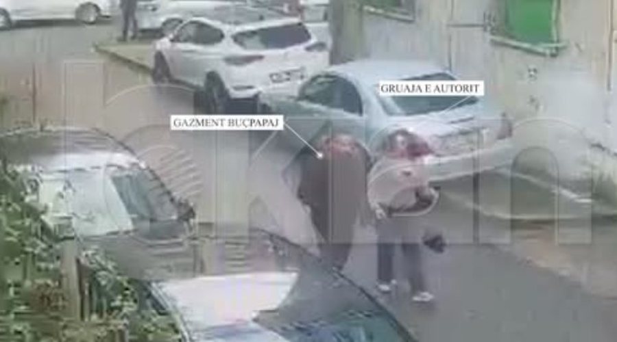 Vrasja e Egli Pashollarit, del fotoja kur autori largohet qetësisht me gruan