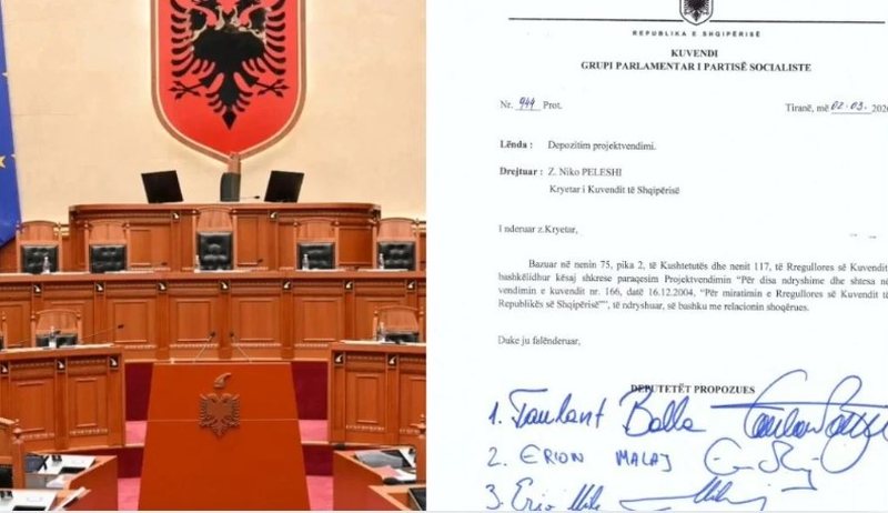 Zbardhet drafti i PS për rregulloren e Kuvendit: Koha e fjalimeve të ministrave dhe deputetëve kufizohet në 5 minuta, mbeten