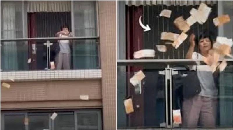 Video/ Debatoi me burrin, gruaja hedh nga ballkoni i apartamentit plot 150 mijë Euro!
