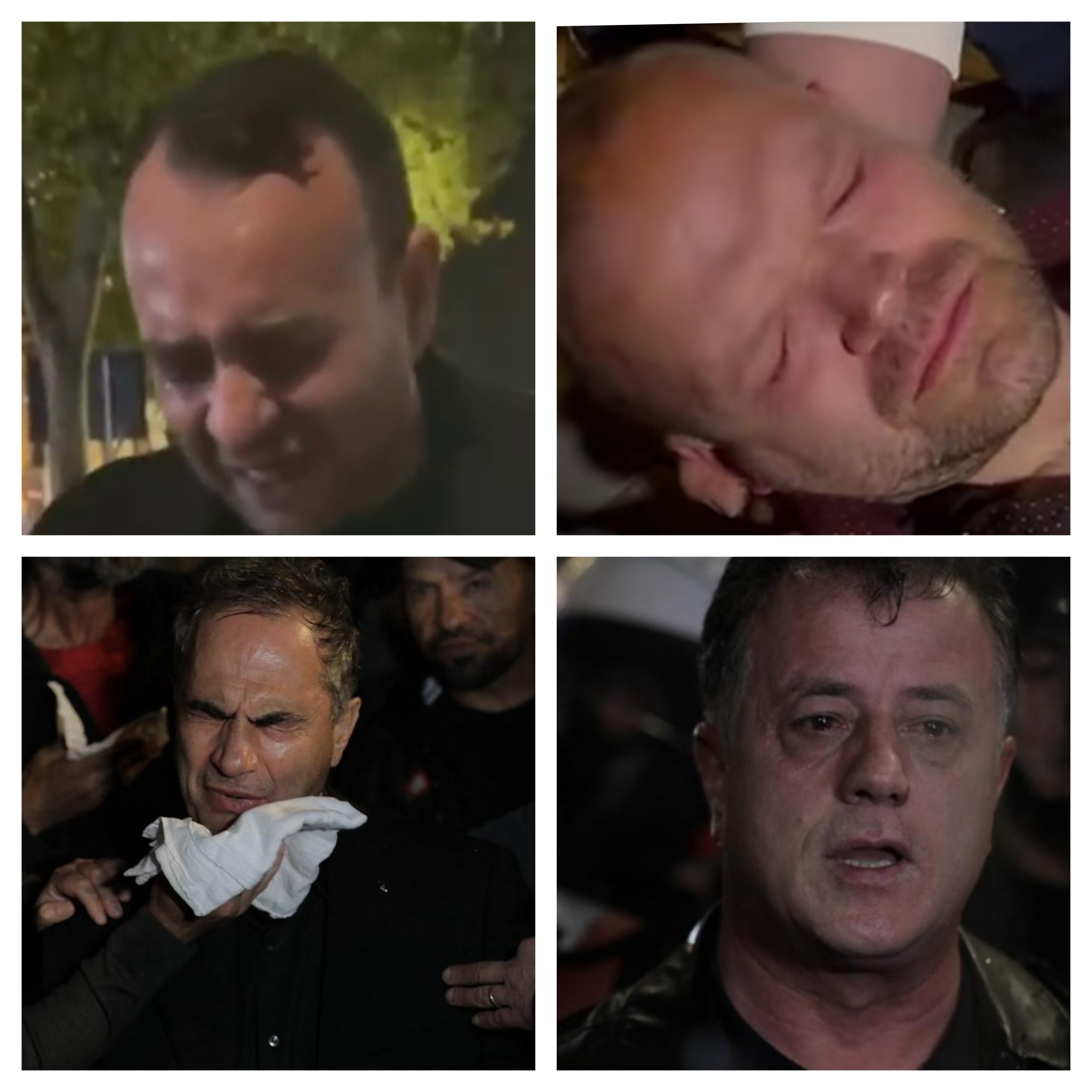 Video / Incidentet në protestën e PD, çuni Fahriu duke rënkuar, Noka duke qarë për dështimin, Aulon Kalaja në gjendje të fikëti