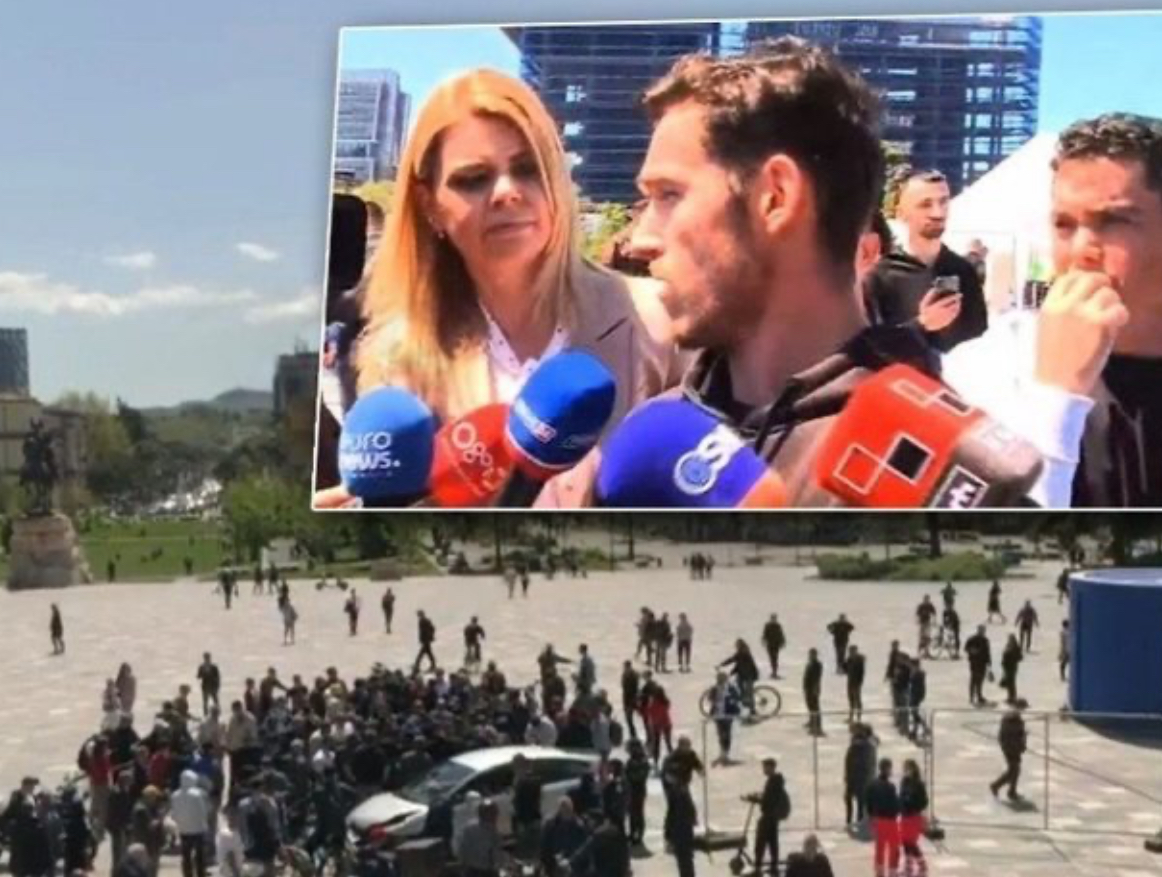 Ç’ndodhi në Sheshin “Skënderbej”, lezhjani çan kangjellat me makinë, rrezikon jetën e qytetarëve