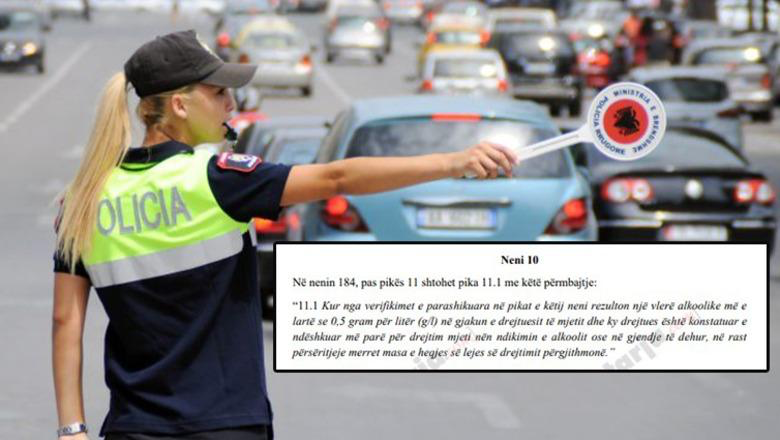 Drafti/ Ndryshimet që propozon PS për Kodin Rrugor: Shoferët ‘përsëritës’ që kapen me alkool mbi 0.5 gr/l në gjak u hiqet patenta përgjithmonë! Ashpërsohen masat për drejtuesit e rinj