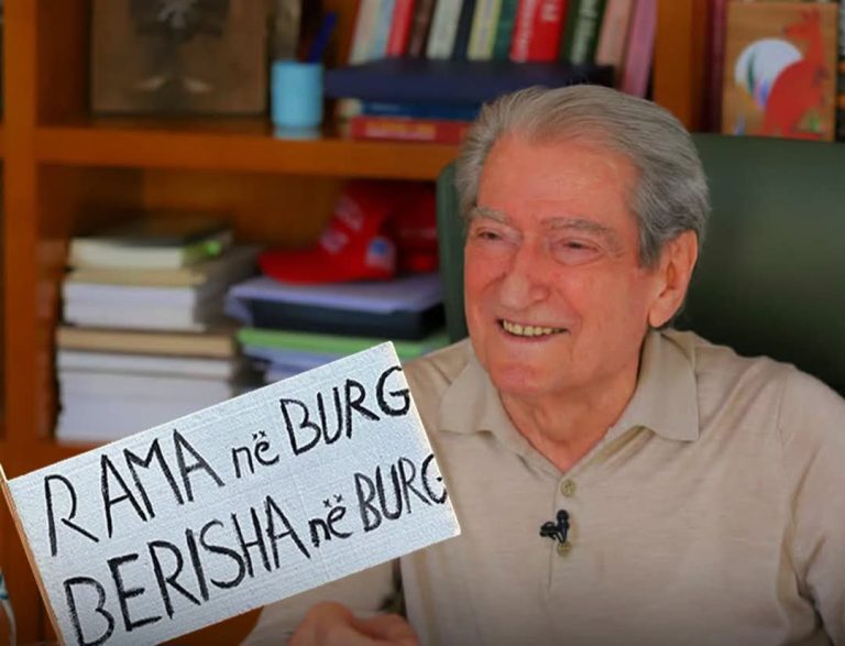 Protesta / Berisha: O mjeranë, jo unë në burg, thërrisni vetëm ‘Rama n’burg’, tani mund të shkoj në SHBA
