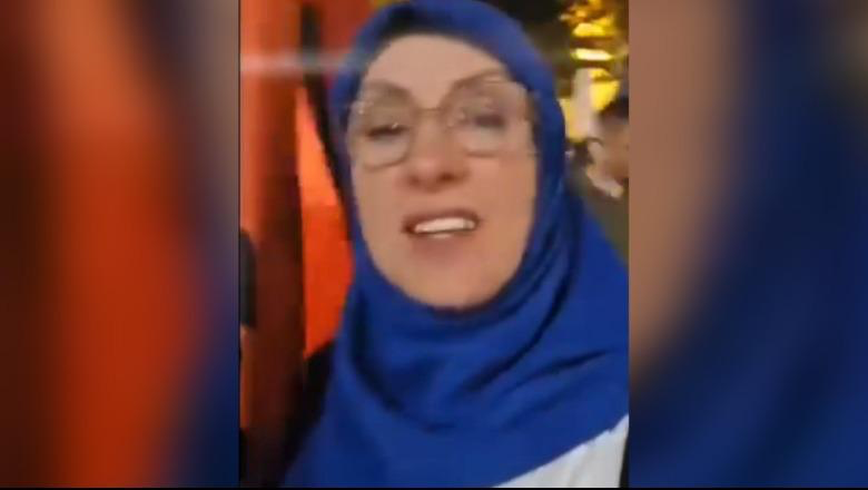 Spikerica e Iranit / Ikballe Huduti në protestat e Tiranës, kërkon dorëheqjen e Edi Ramës
