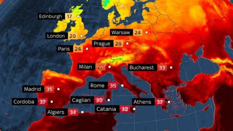 Evropa vuan, temperaturat e larta kthehen në sfidë për kontinentin
