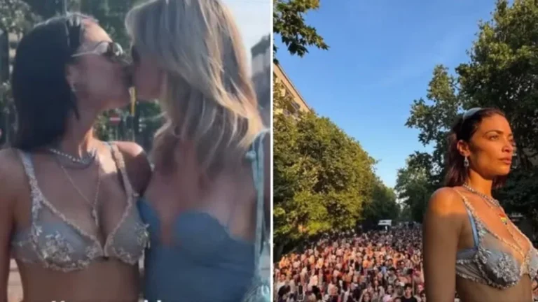 Puthje pasionante mes balerinës shqiptare dhe partneres së saj, por festa në Milano ndërpritet nga një incident