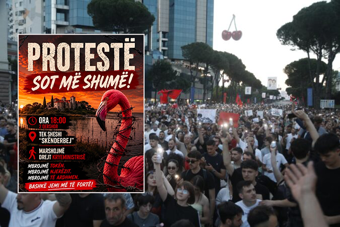 “Shqipëria nuk është në shitje!”/ Nis protesta e tretë e qytetarëve kundër projektit në Zvërnec