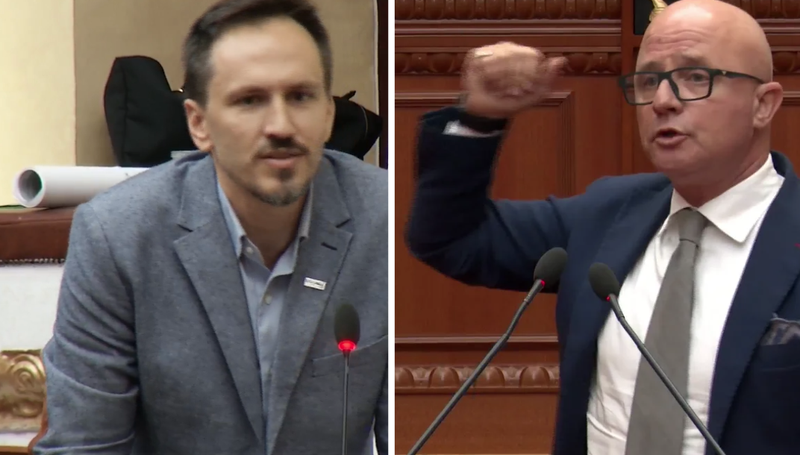 “Ti, komunistuc i vogël, qorra apo çfarë jeni ju”, Strazimiri përplaset me deputetin e Lëvizjes Bashkë për protestën, Muçi: Dilni dhe jepuni llogari