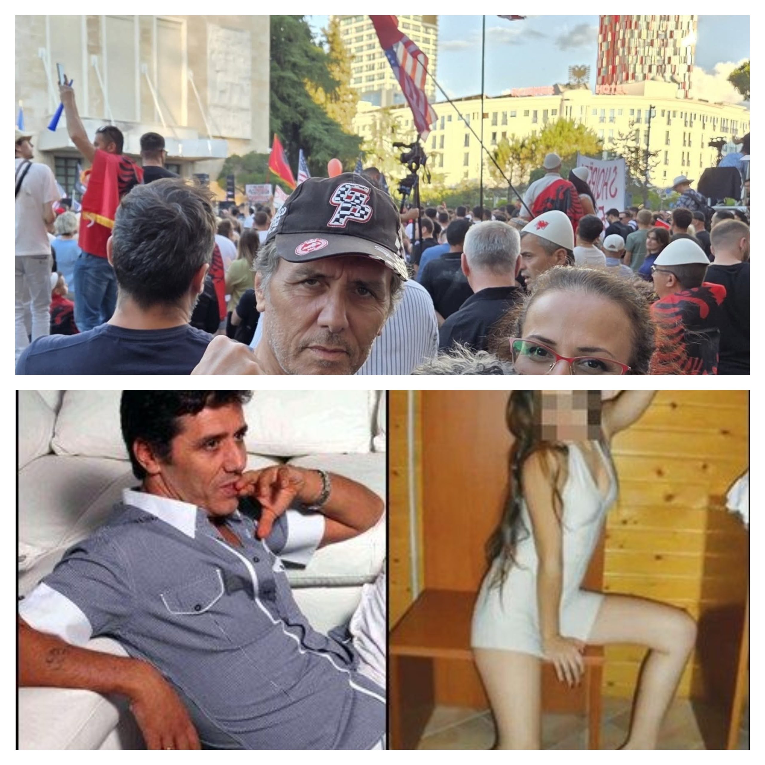Kujdes! Një i denoncuar për përdhunim fëmijësh i bashkohet protestës, Leonard Bombaj kërkon flamingo