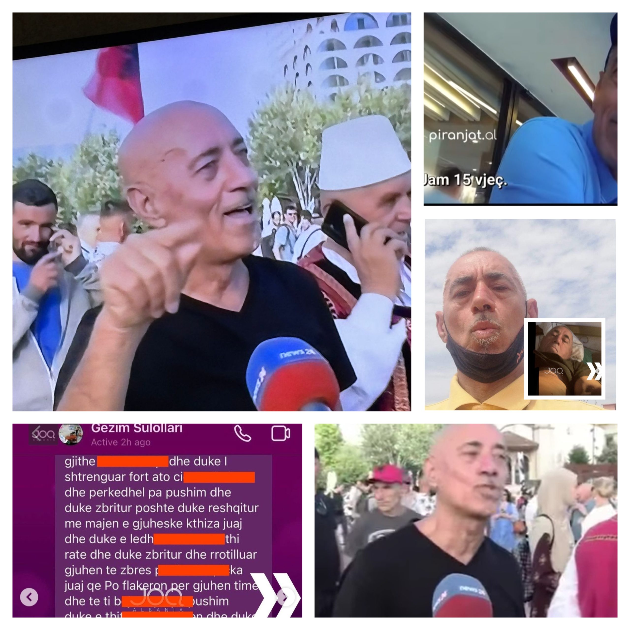 Pedofili Gëzim Sulollari i bashkohet protestës, denoncimi dhe misteri si i ka shpëtuar burgut
