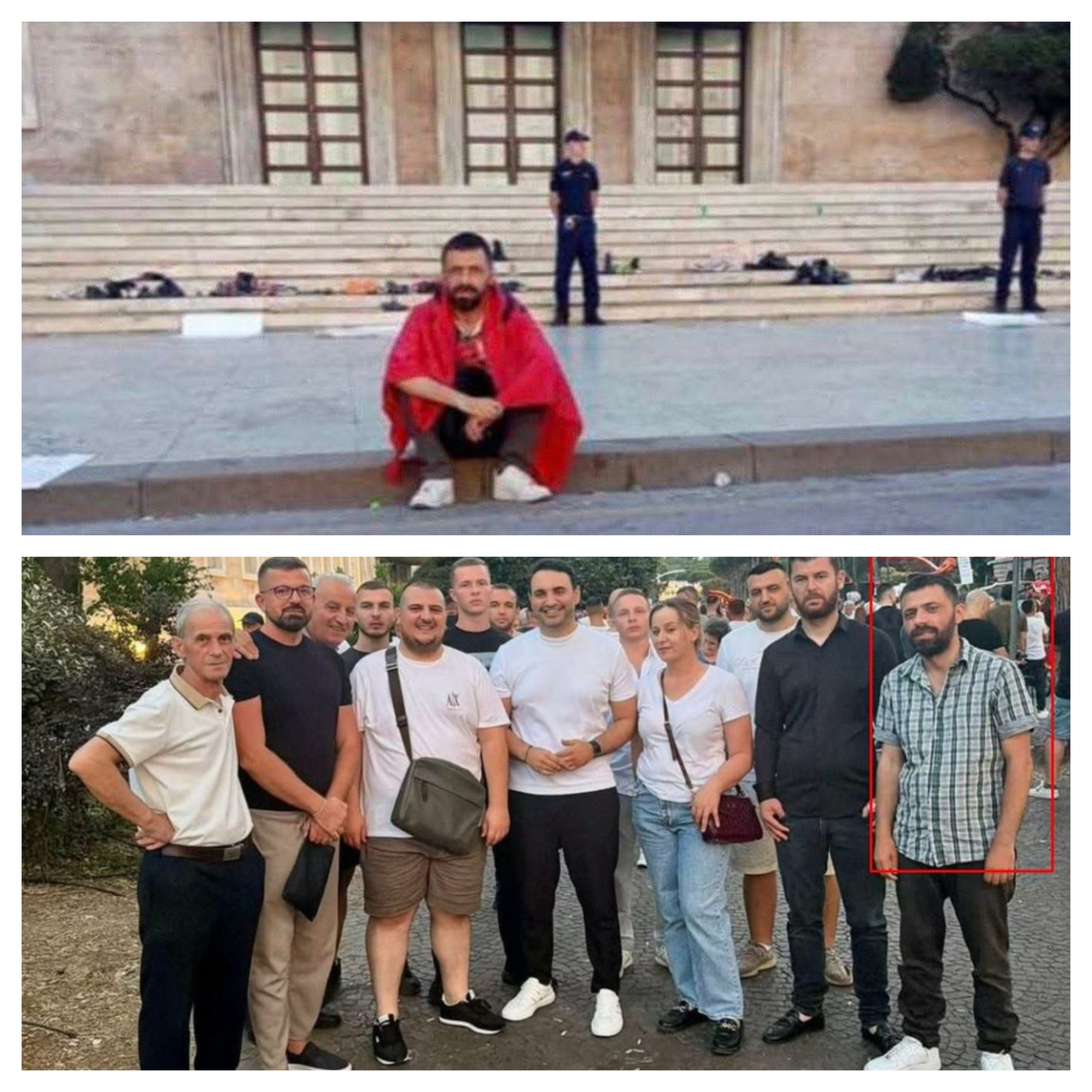 Erlis Sina, protestuesi i vetëm që replikoi me Ramën pjesë e grupit të Belo Këlliçit, u arrestuar gjatë protestave të Berishës si huligan   