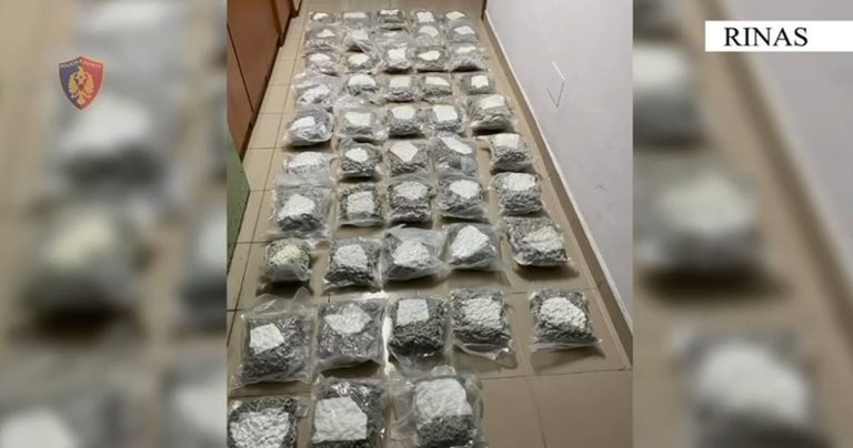Sekuestrohen 46 kilogramë kanabis në Rinas, arrestohen dy poseduesit