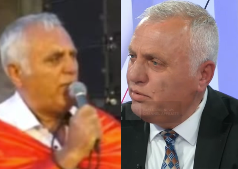 Drejtuesi i PD-së për Gjermaninë në podiumin e protestës që thotë se refuzon partitë politike