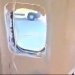 Panik në ajër në Greqi, thyhet dritarja e avionit pas defektit në motor