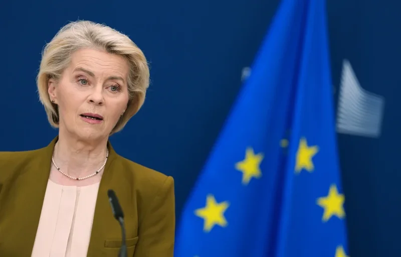 Von der Leyen mbërrin në Kiev për të diskutuar anëtarësimin në BE me Zelenskyn