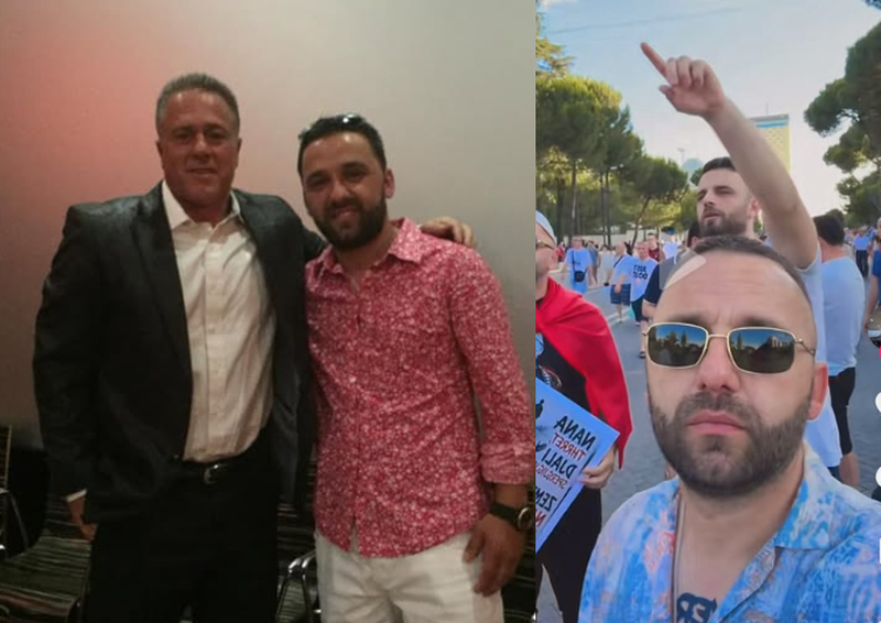 FOTO/ Sulmi ndaj Komisariatit nr. 3, identifikohen protestuesit e dyshuar; njëri prej tyre shfaqet në foto me ish-mafiozin John Alite