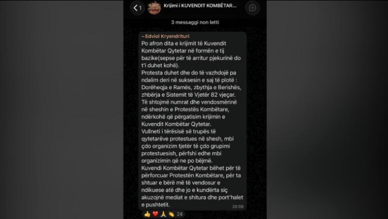 Protestuesit largohen nga sheshi ditë pas dite, ‘Kryendrituri’ këmbëngul për Kuvendin Kombëtar: Po afrohet dita e krijimit