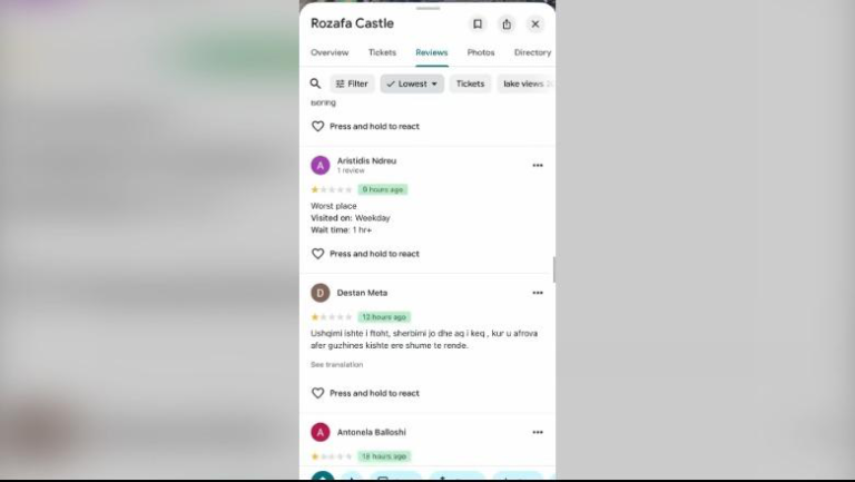 “Po me Rozafën çfarë keni o patriota”, sulm online edhe Kalasë së Shkodrës, Rama: T’i përzëmë të huajt dhe të kthehemi tek koha kur hanim njëri-tjetrin?