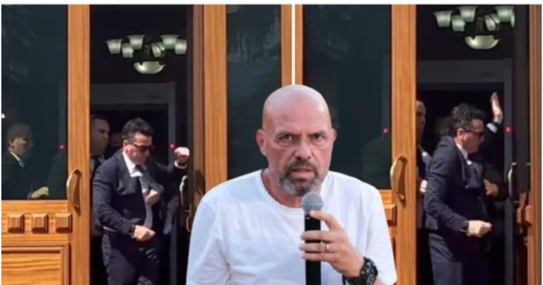 Agron Shehaj nuk u lejua të futej në sallë, Ylli Manjani: Të isha në vendin e gardistëve, do t’ia fusja me shpullë turinjve