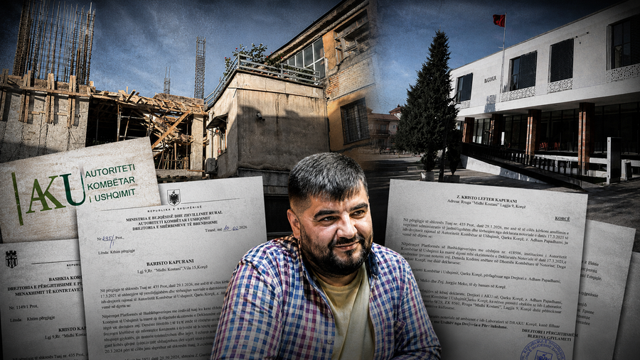 Korçë / Ish-drejtori i AKU e dha pronën e Ministrisë për pallat, skandali që prek Bashkinë e Sotiraq Filos